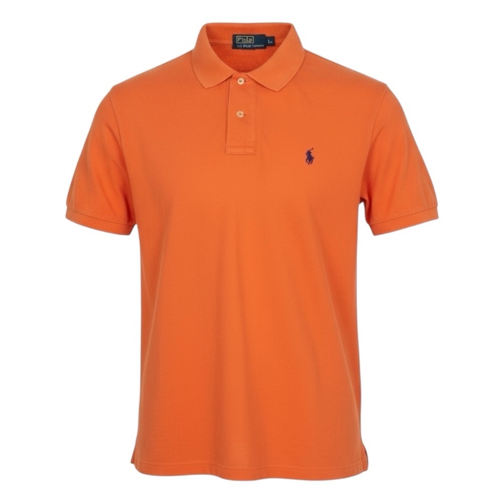 🟠 Polo Ralph Lauren Men’s XL Classic Fit 🔵 Orange Polo w/ Blue Pony‎